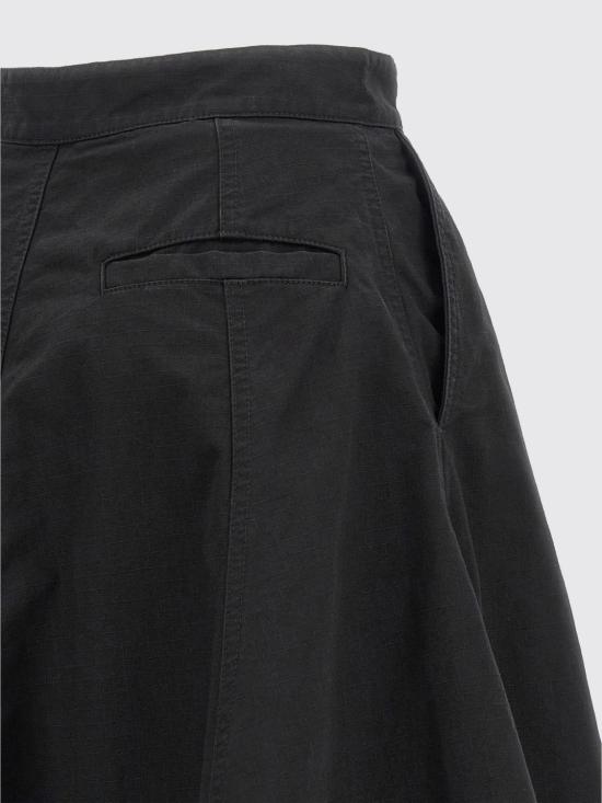 26SS 발렌시아가 고뎃 맥시 스커트 857766TQP13 1000 Black - BALENCIAGA