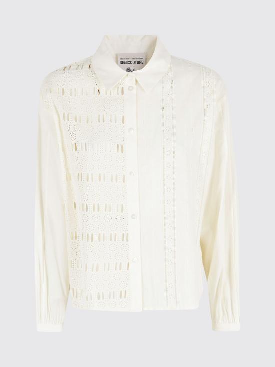 26SS 세미쿠튀르 셔츠 S6SG05 A07 0 White - SEMI-COUTURE