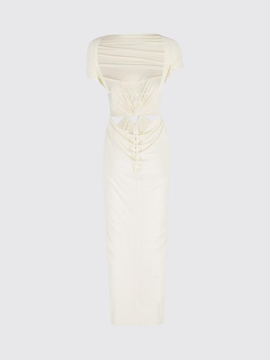 26SS 알베르타 페레티 롱 원피스 04190123 0006 Ivory - ALBERTA FERRETTI