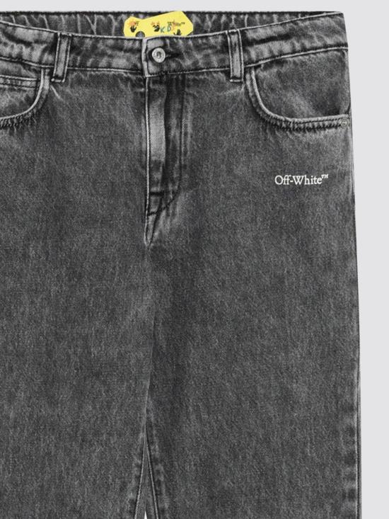 26SS [키즈] 오프화이트 진 OBYA005S26DEN001 0031 Grey - OFF WHITE