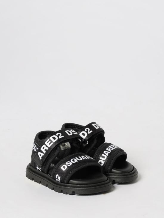 26SS [키즈] 디스퀘어드2 슈즈 80108 03 Black - DSQUARED2