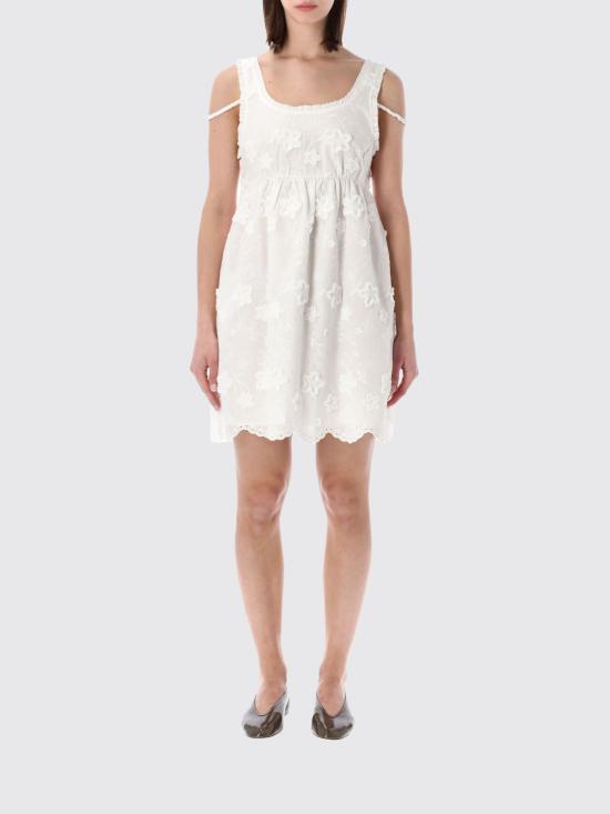 26SS 더 가먼트 롱 원피스 22432 001 White