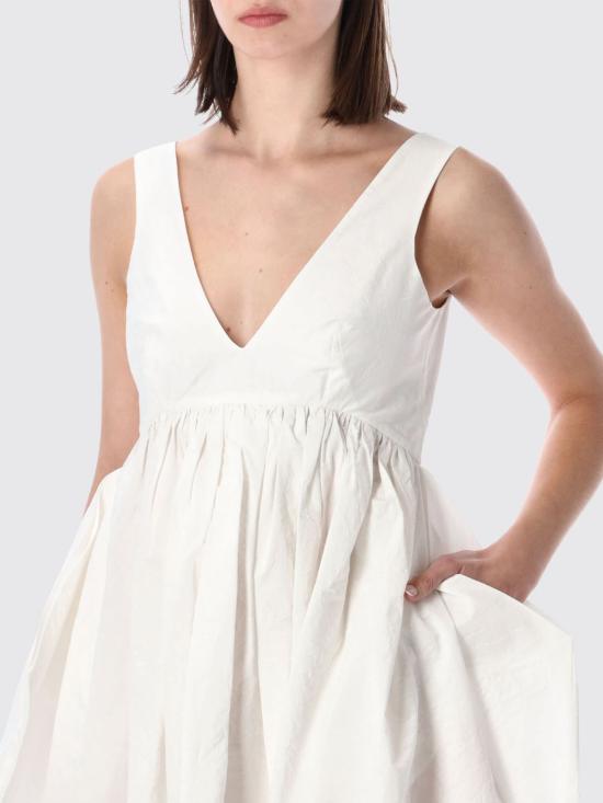 26SS 로에 롱 원피스 41933167 112 White - ROHE