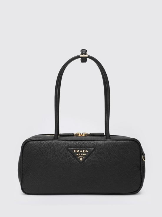 26SS 프라다 미디움 레더 탑 핸들 백 1BB126ONO2DKV F0632 Black