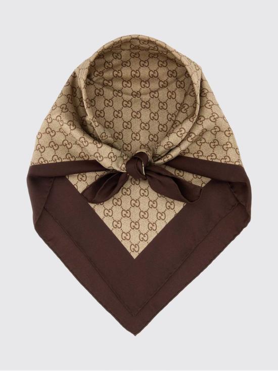 26SS 구찌 머플러/스카프 8614033GAQR 9965 Brown