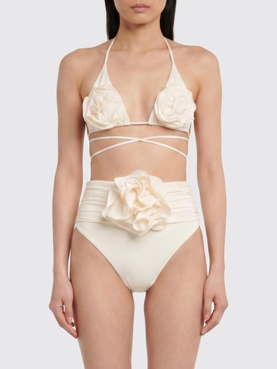 26SS 마그다뷰트림 원피스 수영복 821321 CREAM White