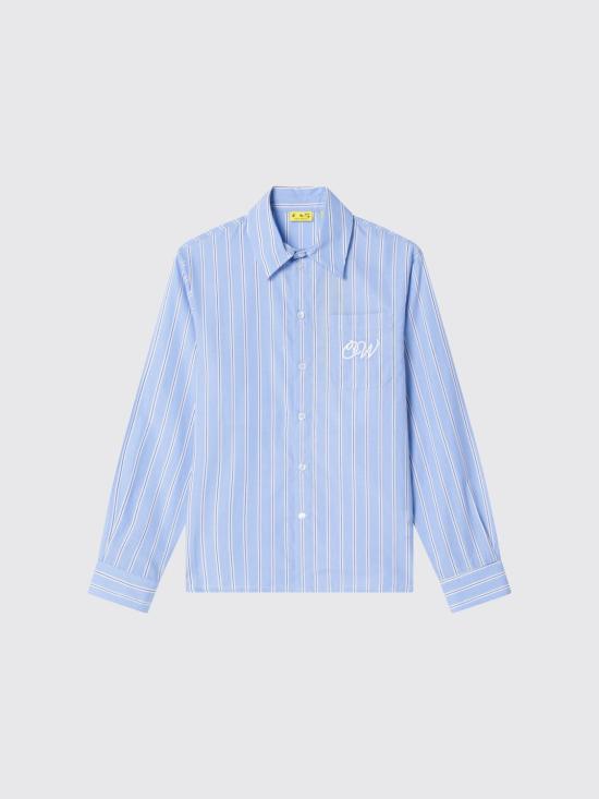 26SS [키즈] 오프화이트 셔츠 OBGA00AS26FAB002 4030 Blue