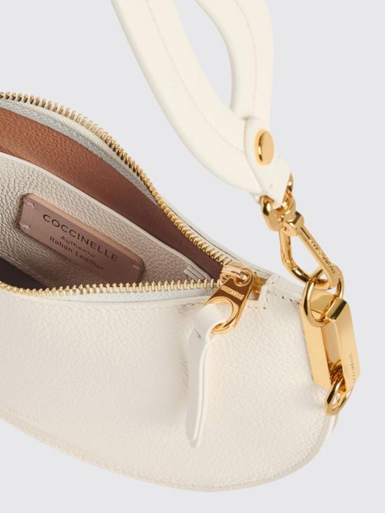 26SS 코치넬리 숄더백 E1QKF130301 685 White - COCCINELLE