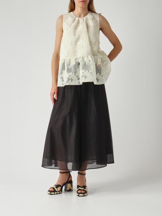 26SS 메이메이즈 민소매 티셔츠 M6ER03 824 White - MEIMEIJ