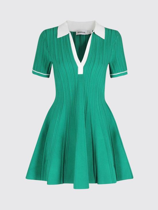 26SS 심카이 롱 원피스 2261229K KELLY GREEN MULTI Green - SIMKHAI