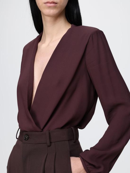 26SS 엘리자베타프랜치 블라우스 CB00762E2 644 Brown - ELISABETTA FRANCHI