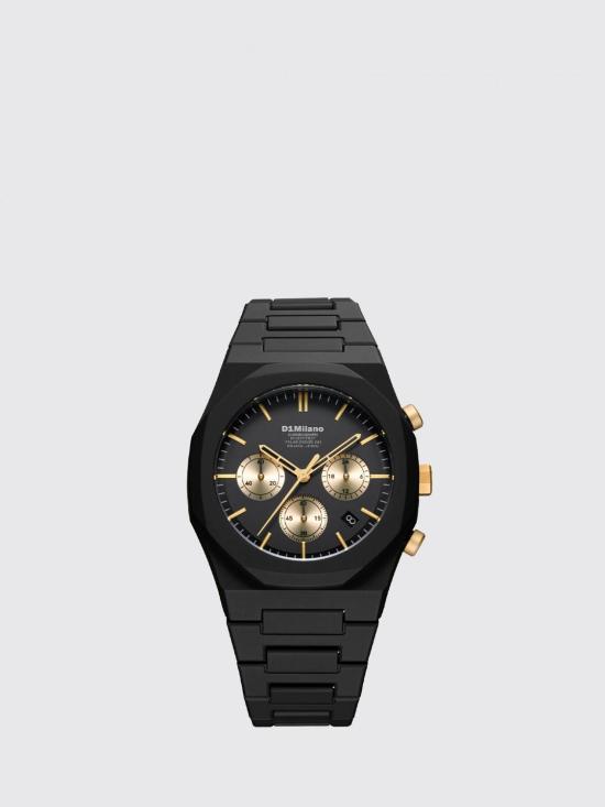 26SS D1밀라노 손목시계 D1PHBJ16 GILDED SOLAR Black