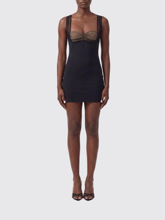 26SS 넨시 도자카 롱 원피스 NDDR2991002100 Black