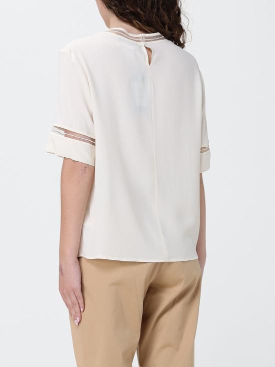 26SS 파비아나 필리피 반팔 티셔츠 TPD266F289L775 L775 Dove Grey - FABIANA FILIPPI
