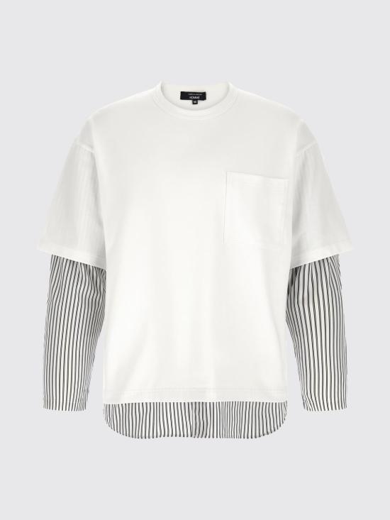 26SS 꼼데가르송 반팔 티셔츠 HQT006 2 White - COMME DES GARCONS