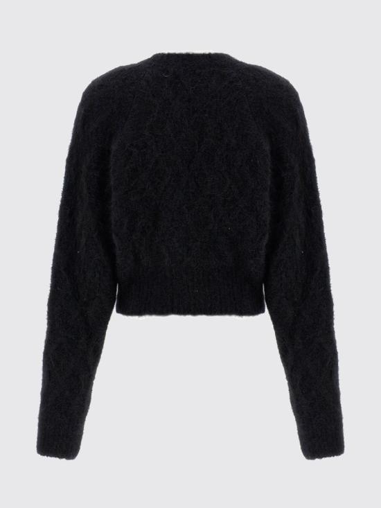 26SS 로테이트 스웨터 115459 100 Black - ROTATE