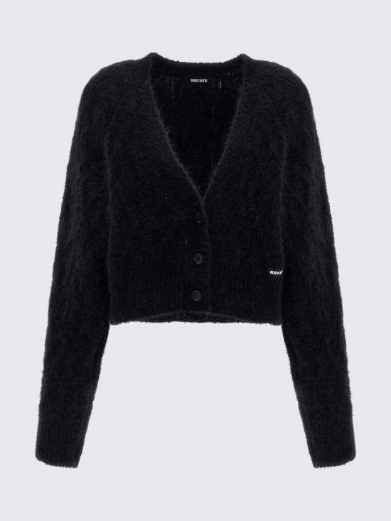26SS 로테이트 스웨터 115459 100 Black - ROTATE