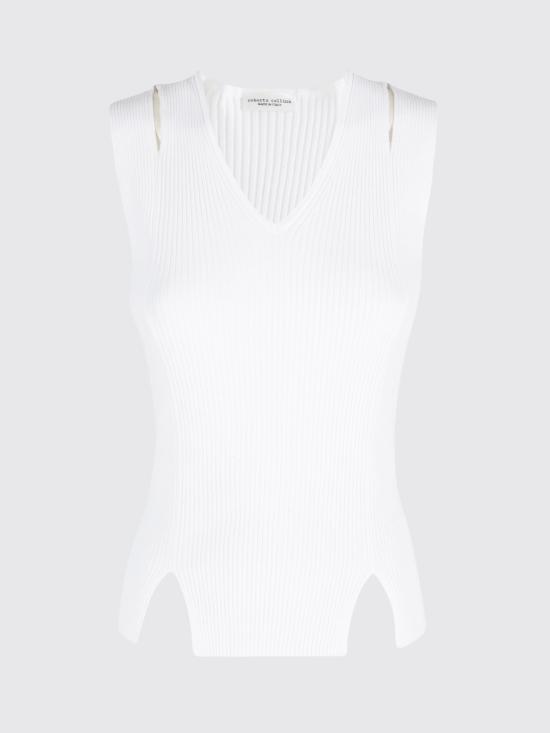 26SS 로베르토 콜리나 탑 261FXA31214 BIANCO White - ROBERTO COLLINA