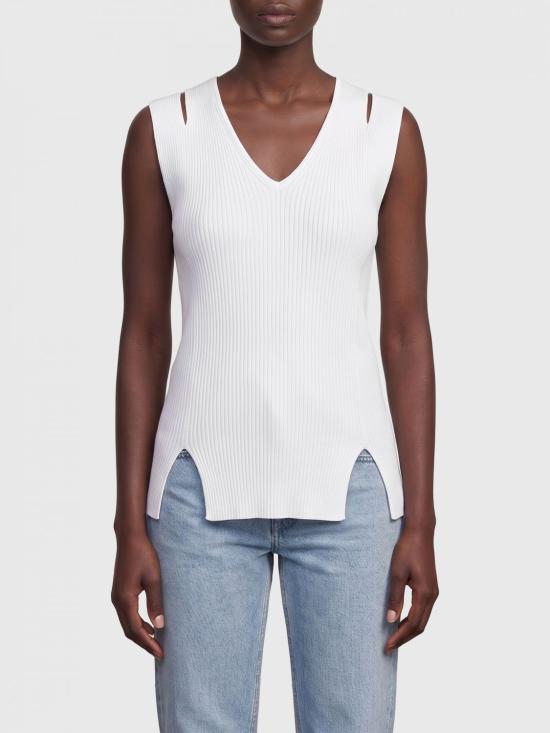 26SS 로베르토 콜리나 탑 261FXA31214 BIANCO White