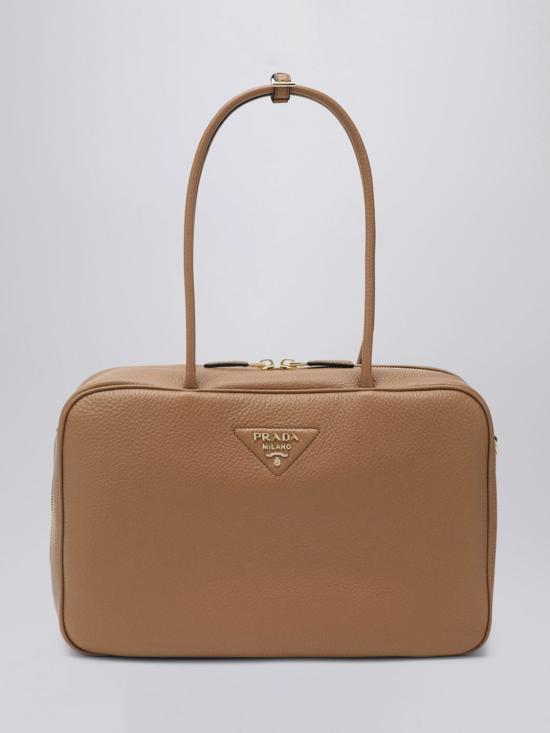 26SS 프라다 라지 레더 탑 핸들 백 1BB128VONO2DKV F03V8 Brown