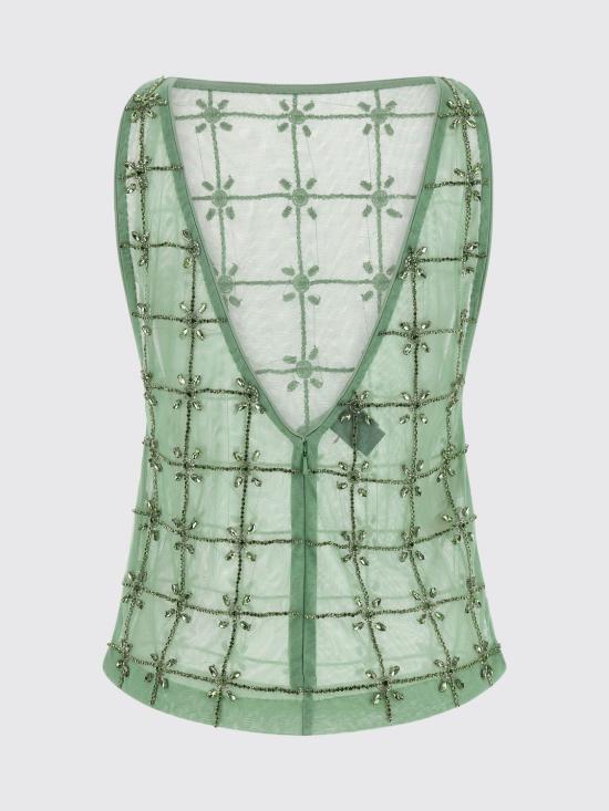 26SS 핑코 탑 106437A32B T14 Green - PINKO