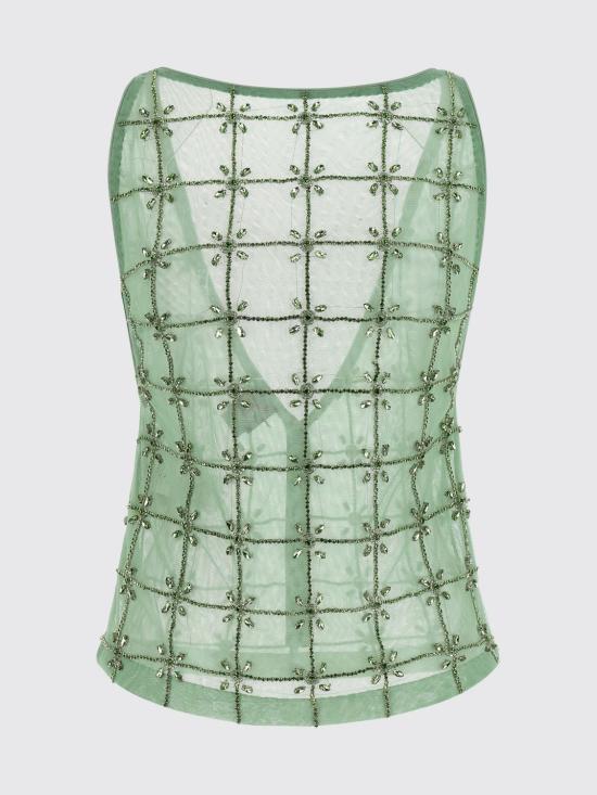 26SS 핑코 탑 106437A32B T14 Green - PINKO