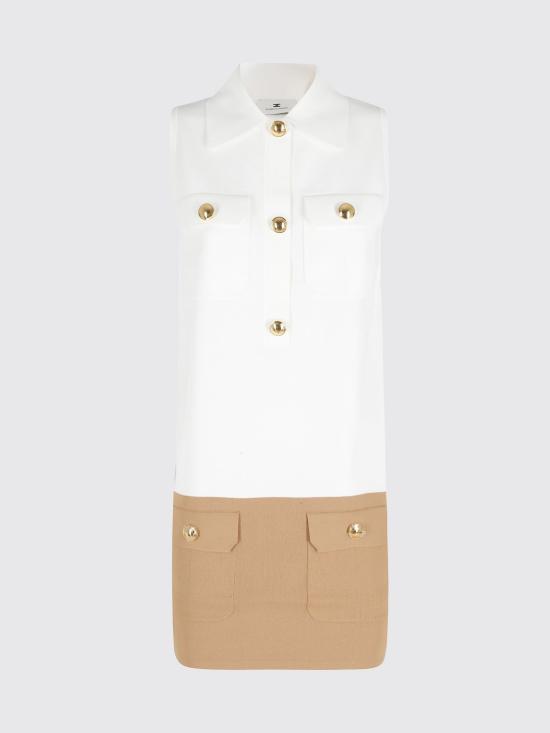 26SS 엘리자베타프랜치 롱 원피스 AM31B62E2 AN9 Ivory - ELISABETTA FRANCHI