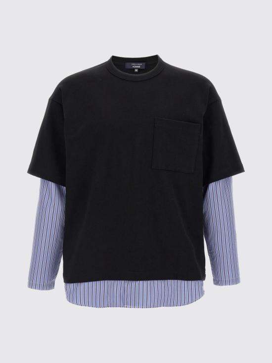 26SS 꼼데가르송 반팔 티셔츠 HQT006 1 Black - COMME DES GARCONS
