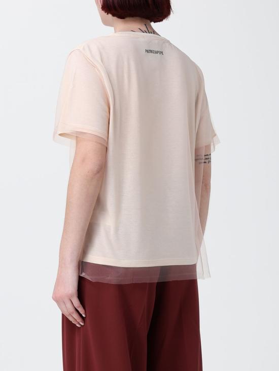 26SS 파트리지아페페 반팔 티셔츠 8M1815J370 4U2 Pink - PATRIZIA PEPE