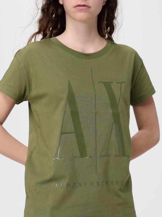26SS 알마니 반팔 티셔츠 8NYTCXYJG3Z U7043 Kaki - ARMANI