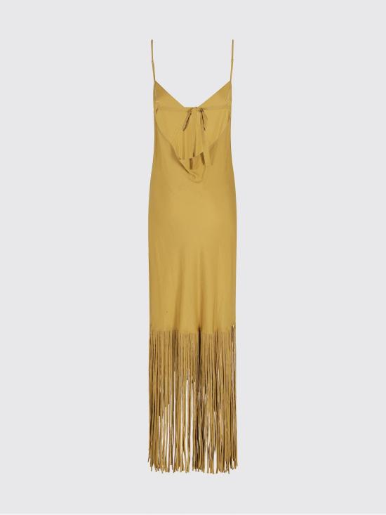 26SS 핑코 롱 원피스 106825A3AY L25 Brown - PINKO