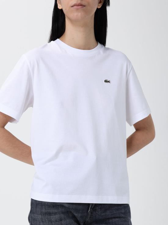 26SS 라코스테 반팔 티셔츠 TF7215 001 White - LACOSTE