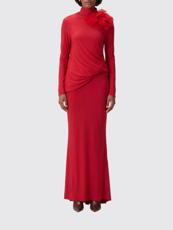 26SS 마그다뷰트림 롱 원피스 330426 Red