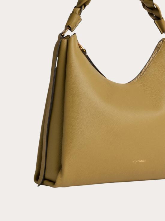 26SS 코치넬리 숄더백 E1M50130201 776 Green - COCCINELLE