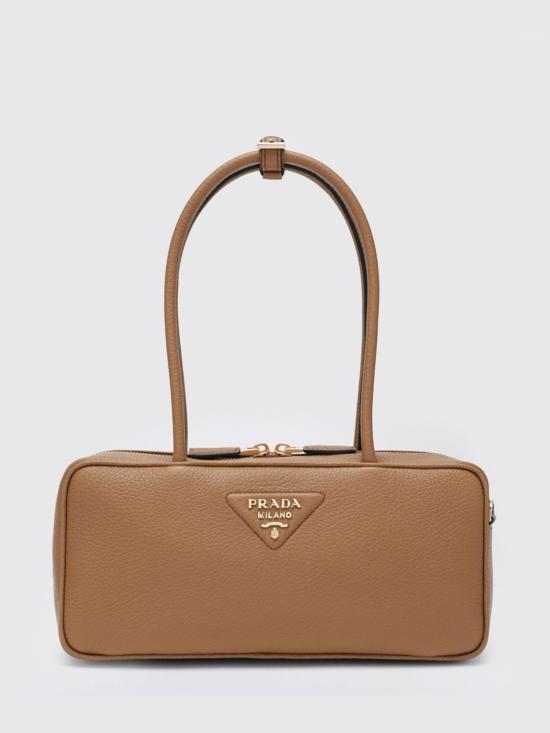 26SS 프라다 미디움 레더 탑 핸들 백 1BB126ONO2DKV F03V8 Natural