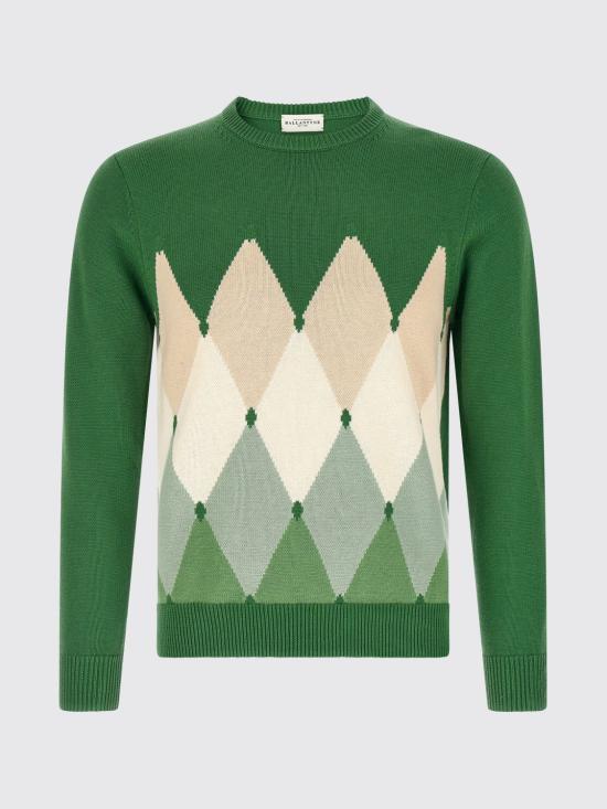 26SS 발렌타인 스웨터 B2P0007C011 93519 Green - BALLANTYNE