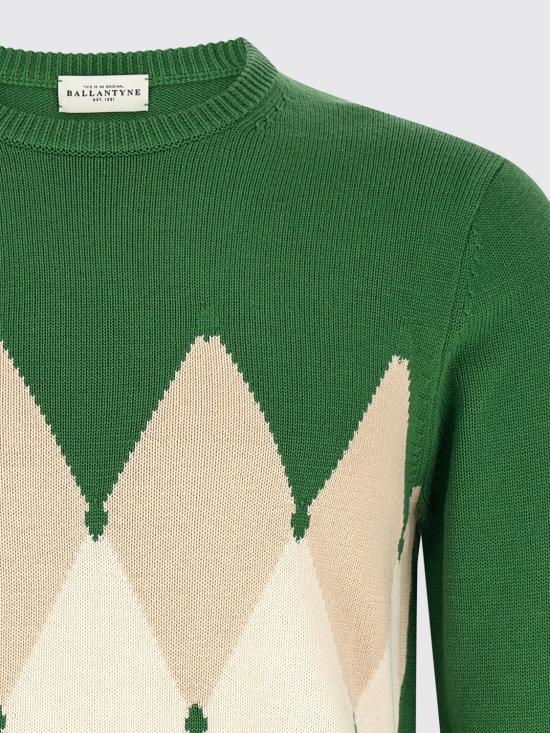 26SS 발렌타인 스웨터 B2P0007C011 93519 Green - BALLANTYNE