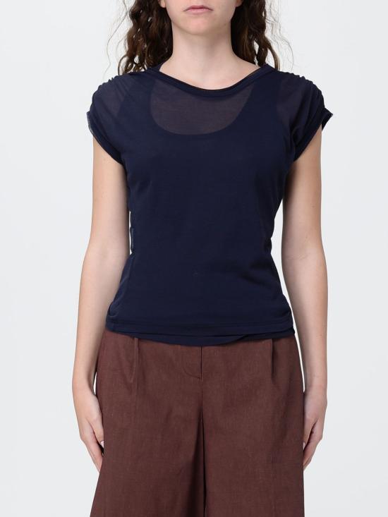 26SS 핑코 민소매 티셔츠 106460A2CL G56 Blue