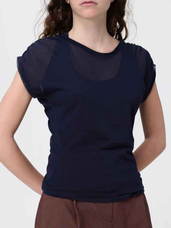 26SS 핑코 민소매 티셔츠 106460A2CL G56 Blue - PINKO