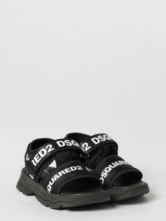 26SS [키즈] 디스퀘어드2 슈즈 80179 01 Black - DSQUARED2