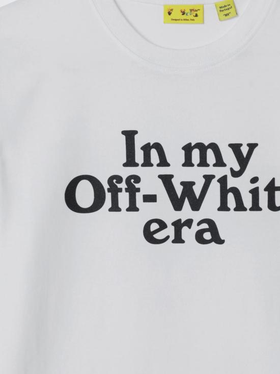 26SS [키즈] 오프화이트 티셔츠 OBAA002S26BJER007 1000 White - OFF WHITE