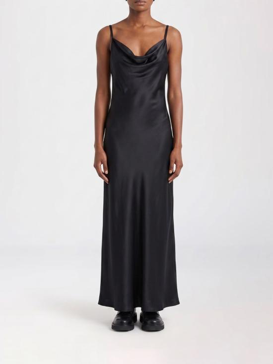 26SS 메이메이즈 롱 원피스 M6PM00 100 Black