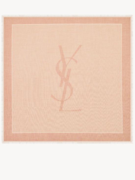 26SS 생로랑 머플러/스카프 8624403YR65 6300 BROWN - SAINT LAURENT