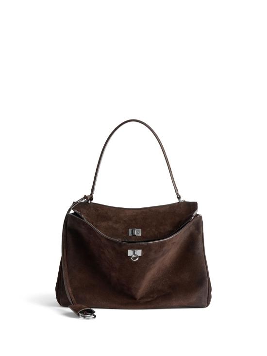 26SS 발렌시아가 로데오 미디움 핸드백 7897722AB4G 2308 BROWN