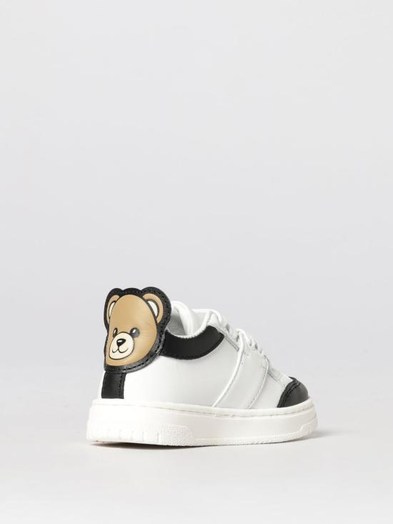 26SS [키즈] 모스키노 스니커즈 82975 02 White - MOSCHINO