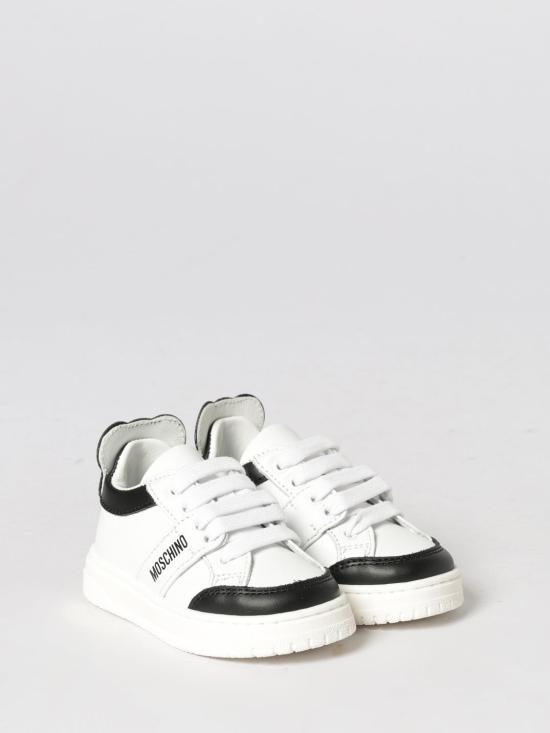 26SS [키즈] 모스키노 스니커즈 82975 02 White - MOSCHINO