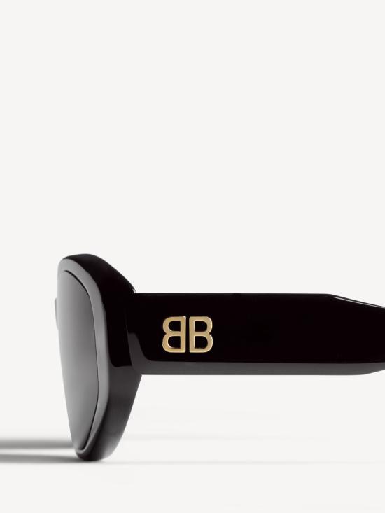 26SS 발렌시아가 선글라스 870640T0039 1000 BLACK - BALENCIAGA