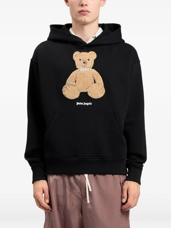 26SS 팜앤젤스 후드 티셔츠 PMBB17DS26FLE00C 1060 BLACK - PALM ANGELS