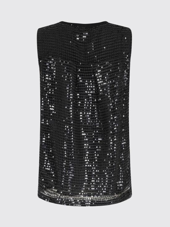 26SS 메이메이즈 민소매 티셔츠 M6PZ57 100 Black - MEIMEIJ