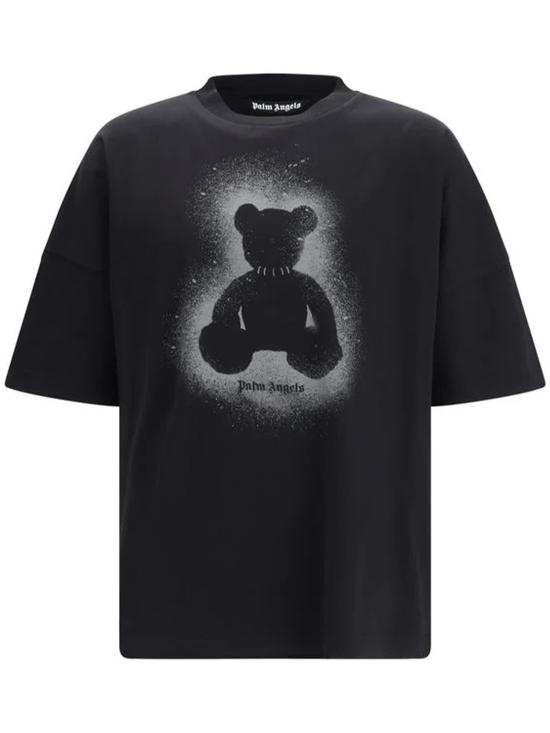 26SS 팜앤젤스 반팔 티셔츠 PMAA10BS26JER002 1007 BLACK